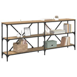 Console Table Artisan Oak 180 x 30 x 75 cm Engineered Wood 881906