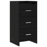Sideboard Black Oak 40 x 36 x 80 cm Engineered Wood 8011060