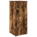 Reception Desk Smoked Oak 135x50x103.5 cm Engineered Wood 3324191
