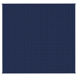 Weighted Blanket Blue 220x235 cm King 15 kg Fabric 350747