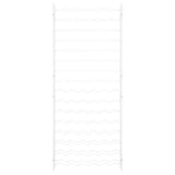 Wine Rack for 96 Bottles White Metal 340914
