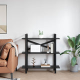 Bookshelf Black Oak 100 x 33.5 x 102 cm Engineered Wood 883946