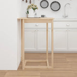 ZNTS Bar Table 80x80x110 cm Solid Wood Pine 822182