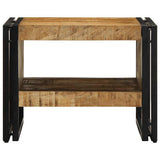 Coffee Table 50x50x38 cm Solid Rough Wood Mango 4102712