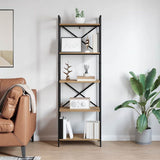 Bookshelf 5-Tier 56 x 34 x 171 cm Engineered Wood Artisan Oak 883867