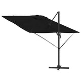Roma Parasol Black 286 x 284 x 265 cm Aluminium and Polyester 42003339
