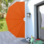 Collapsible Terrace Side Awning Terracotta 160 cm 44579