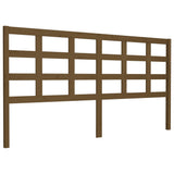 Bed Headboard Honey Brown 185.5x4x100 cm Solid Wood Pine 817908