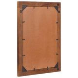 Mirror Rectangular Brown and Silver 50 x 2.5 x 70 cm 4018911