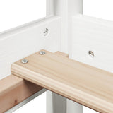 Bed Frame with Roof without Mattress White 80x200 cm 3282163