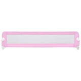 Toddler Safety Bed Rail Pink 180x42 cm Polyester 10171