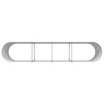 Garden Raised Bed Brown 400 x 80 x 81 cm Steel 42011325