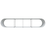 Garden Raised Bed Brown 400 x 80 x 81 cm Steel 42011325