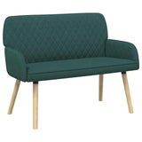 2 Seater Sofa with Solid Wood Legs 2-Seater Dark Green 42051035
