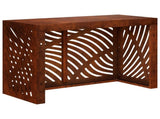 Air Conditioner Cover Rusty 90 x 40 x 60 cm Weathering Steel 8014100