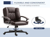 Office Chair, Computer Desk Chair, Mid Back Executive Chair with Adjustable Height and Swivel T3398P342293