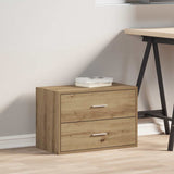 Cabinet with 2 Drawers Artisan Oak 60x31x40 cm Engineered Wood 858837
