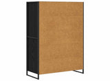 Sideboard 2 pcs Black Oak 81 x 36 x 150.5 cm Engineered Wood 3403034