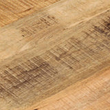 ZNTS Table Top Ø 50x2.5 cm Round Solid Wood Rough Mango 370004