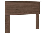 Bed Frame with Shelf Brown Oak 75 x 190 cm Engineered Wood 3408423