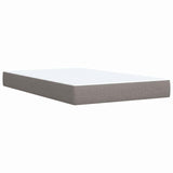Box Spring Bed with Mattress Taupe 120x190 cm Fabric 3285831