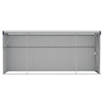 Wall-mounted Garden Shed Anthracite 118x382x178 cm Steel 316231