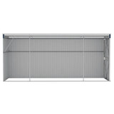 Wall-mounted Garden Shed Anthracite 118x382x178 cm Steel 316231