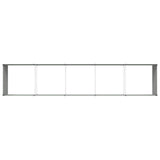 Planter Pastel Green 480 x 100 x 45 cm Galvanised Steel 42018277