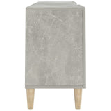 TV Cabinet Concrete Grey 150x30x50 cm Engineered Wood 812622