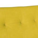 Chesterfield Bench Yellow 112 x 65.5 x 75 cm Velvet 42019292