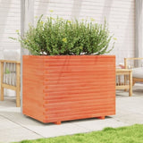 Garden Planter Wax Brown 90x60x72.5 cm Solid Wood Pine 3282606
