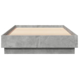 Bed Frame without Mattress Concrete Grey 100x200 cm 839598