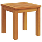 Side Table Oil Natural 35 x 35 x 34 cm Solid Acacia Wood 4108110
