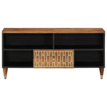 TV Cabinet 100x33x46 cm Solid Wood Mango 358300