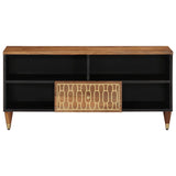 TV Cabinet 100x33x46 cm Solid Wood Mango 358300