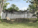 Garden Mosquito Net 156 Mesh Black 4 x 4 x 2.5 m Polyester 42033538