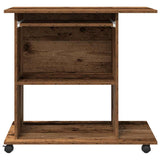 Computer Desk Old Wood 80x50x75 cm Engineered Wood 856052