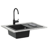 Sink Black 670 x 460 mm Granite 42028408
