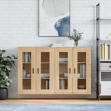 Wall Mounted Cabinets 2 pcs Sonoma Oak Engineered Wood 3197956