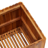 Garden Raised Bed 50x50x50 cm Solid Acacia Wood 45927