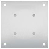 Round Ground Anchor 12 pcs Silver 18 x 18 x15 cm Metal 42030125