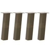 Coffee Table Legs 4 pcs Natural Steel 42 cm Steel 4012503