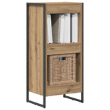 Book Cabinet Artisian Oak 40 x 30 x 86.5 cm Engineered Wood 886365