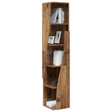 Corner Cabinet 27.5x27x140cm Engineered Wood Old Wood 889873