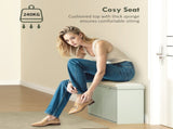 Elegant Ten Shoe Bench, with Top Seat - Green T3398P342235