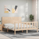 Bed Frame without Mattress 160x200 cm Solid Wood Pine 3192761