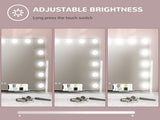 14 LED bulb Tabletop Makeup Mirror, with Adjustable Settings T3398P340954