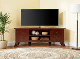TV Cabinet Brown 100 x 40.5 x 46 cm Solid Mahogany Wood 42009936