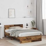 Bed Frame Old Wood 193 x 125 x 70 cm Engineered Wood 3376060