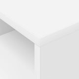 End Table 2 pcs White 30.5 x 30 x 45 cm Engineered Wood 890897